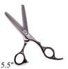 Professional Hairdressing Scissors 5.5" 6'' Purple Dragon Japan 440C Thinning Shears Douuble Side Teeth 15% Thinning Rate
