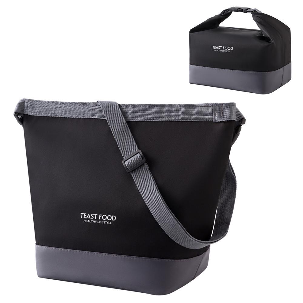 Insulated Crossbody Handbag Lunch Box with Shoulder Strap for Travel and Picnics