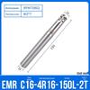 Shockproof EMR CNC Milling Cutter Holder - Round Nose, Bull Nose & Flat Machining Extensions (R4, R5, R6)