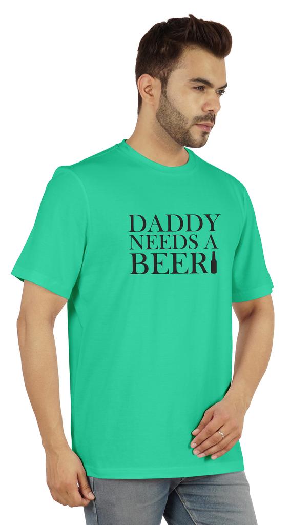 Inkmeso Graphic Tshirt For Men  s   Daddy Needs A Beer   Funny Quotes Dad  s Drinking Tee