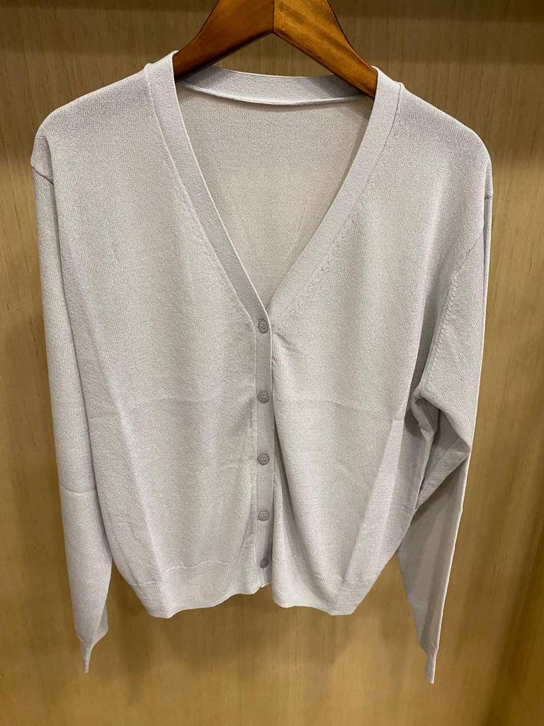 2025 Spring/Summer Women's Japanese Style V-Neck Knit Cardigan