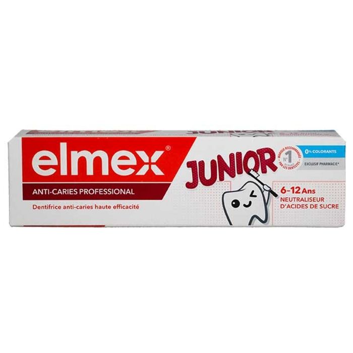 Elmex Dentifrices Junior Anti-Caries 6-12 ans 75 ml