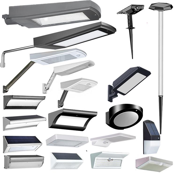 High Brightness LED Solar Outdoor Wall Light with Aluminum Alloy Shell