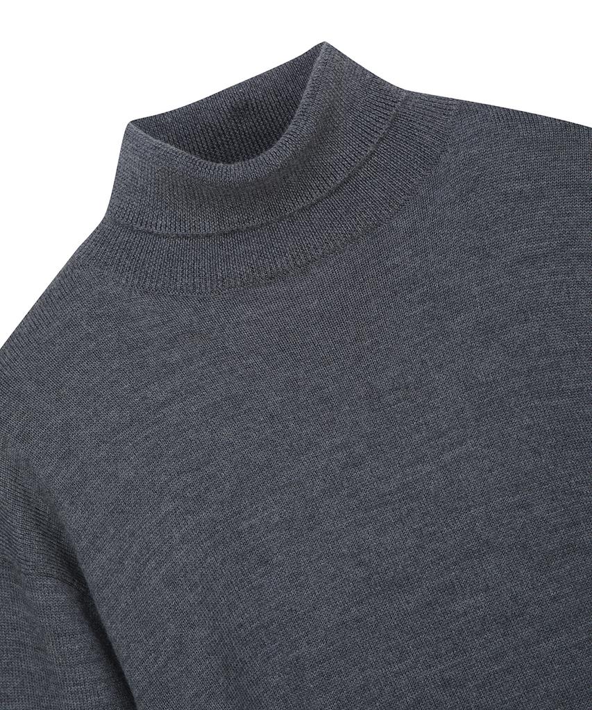 SIECLE Essential Turtleneck Knit (Gray)