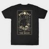 Asian Size Cotton Unisex Tshirt Print T-shirt The Moon Cat Tarot T-shirt No-Cut Print Regular Fit