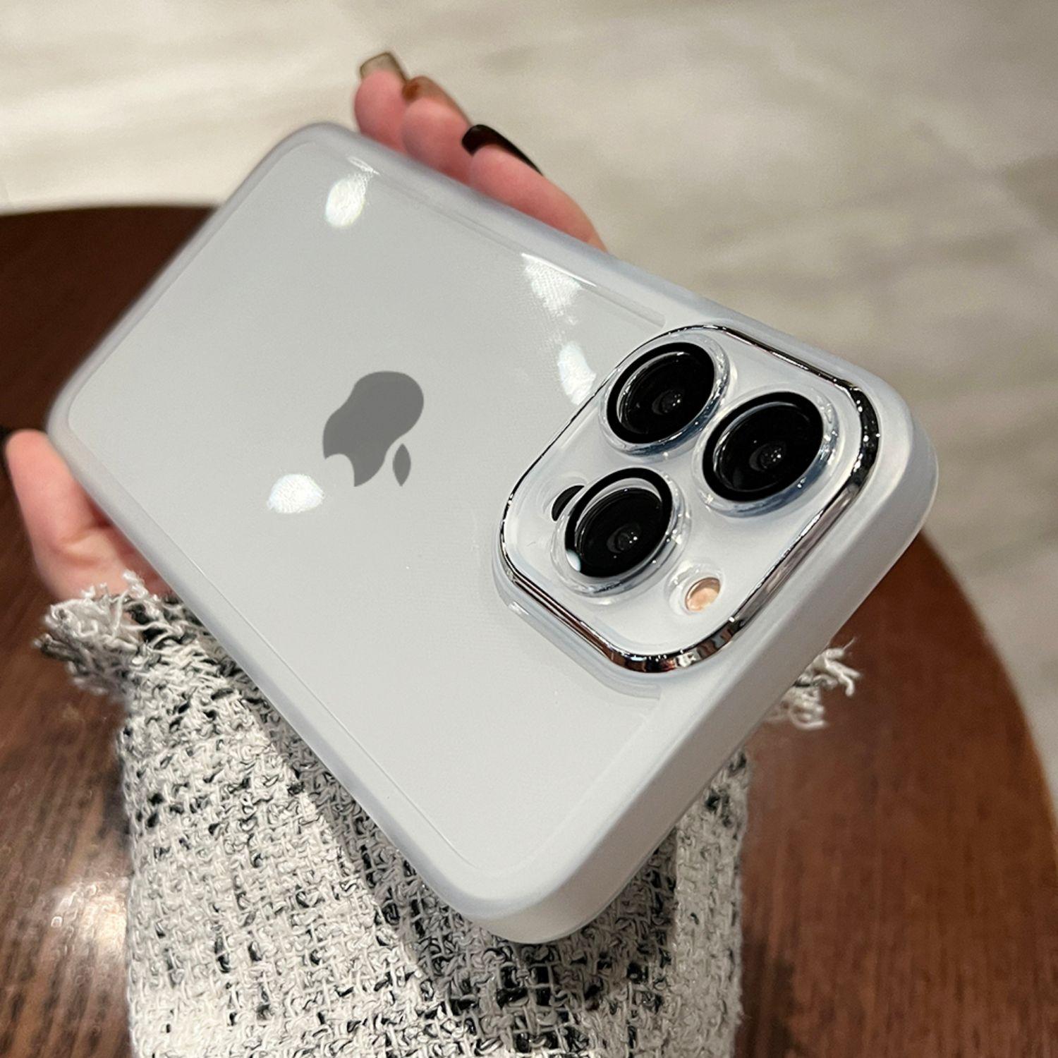 

Роскошная защита объектива из стекла Прозрачный чехол для телефона для iPhone 11 12 13 14 15 16 Pro Max Plus Противоударный бампер Прозрачная мягкая крышка For iPhone 13