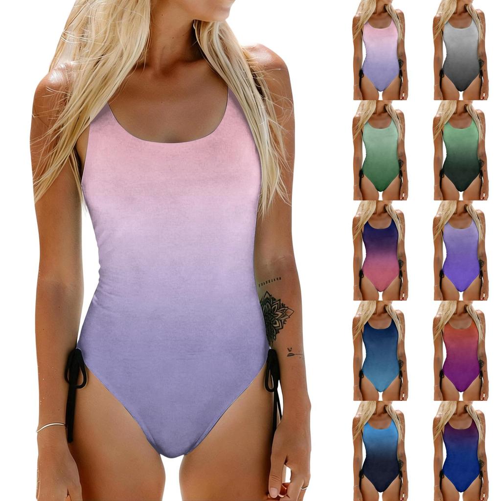 Damen Casual Einteiler Badeanzug