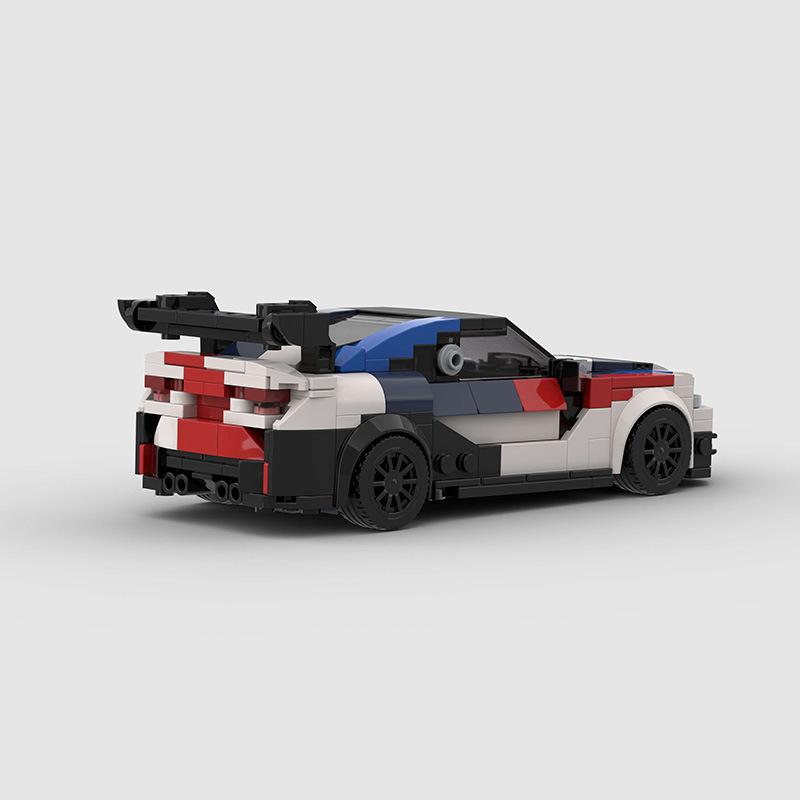 Racer Cars City Sports Vehicle Building Blocks Bricks Ideas Collection Toy Technique MOC M4 GT4 G82 STEM DIY Model Kit 3D Interlocking Educational