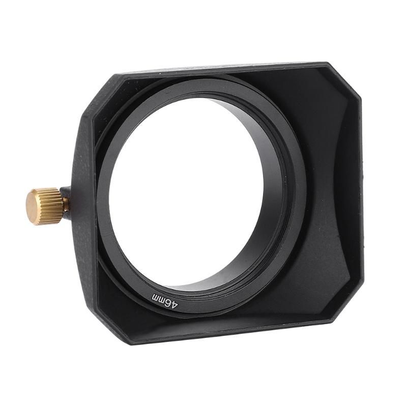 46mm Square Lens Hood Shade For DV Camcorder Digital Video Camera Lens Filter Or Barrel Thread