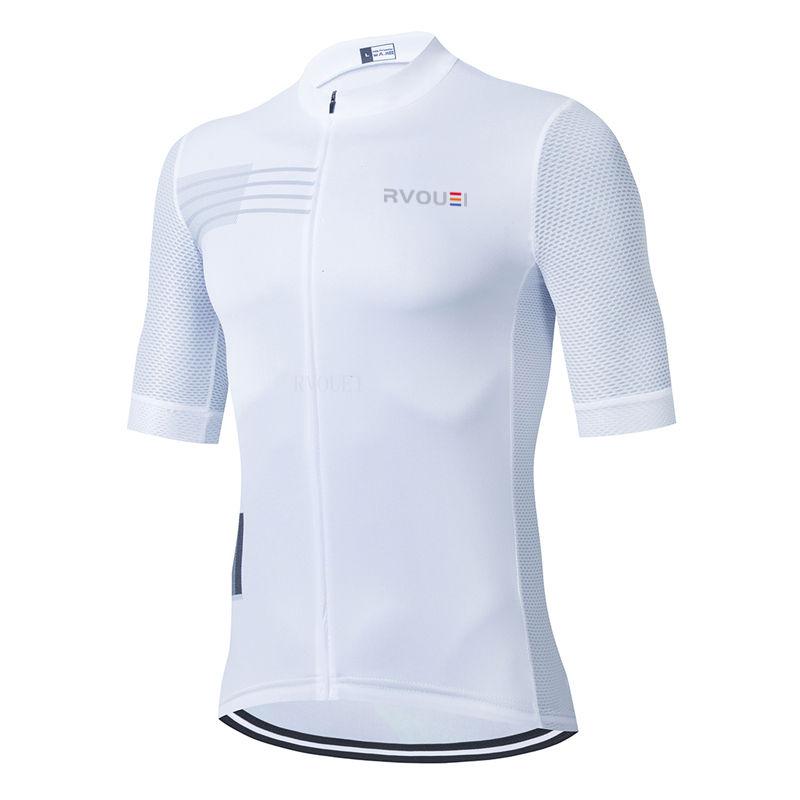 

2026 New Cycling Jersey Set RVOUEI Team Cycling Clothing Men Road Bike Suit Bicycle Bib Shorts Tops MTB Ropa Ciclismo Maillot S