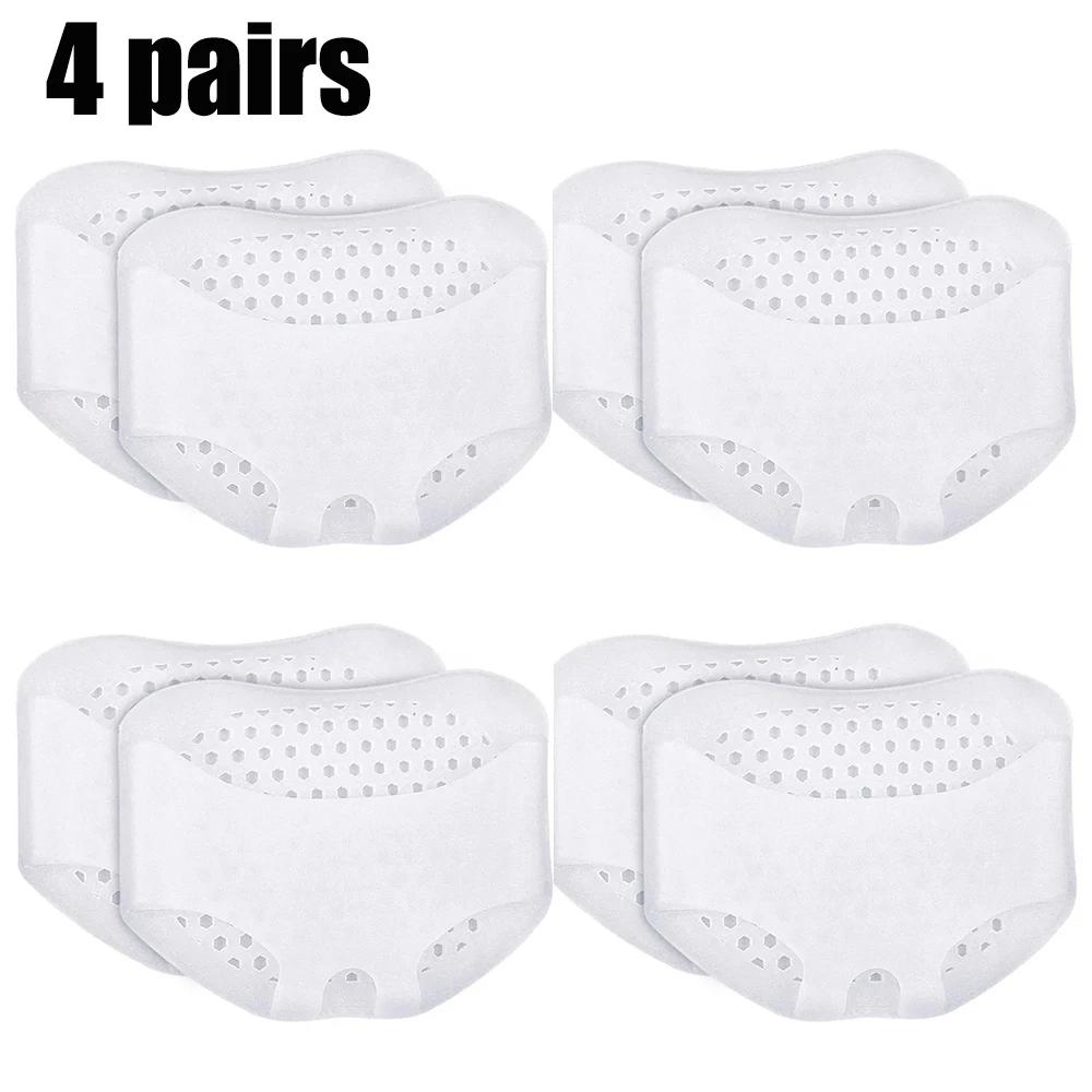 2-8Pcs Ilicone Metatarsal Pads Toe Separator Pain Relief Foot Pads Orthotics Foot Massage Insoles Forefoot Socks Foot Care Tool