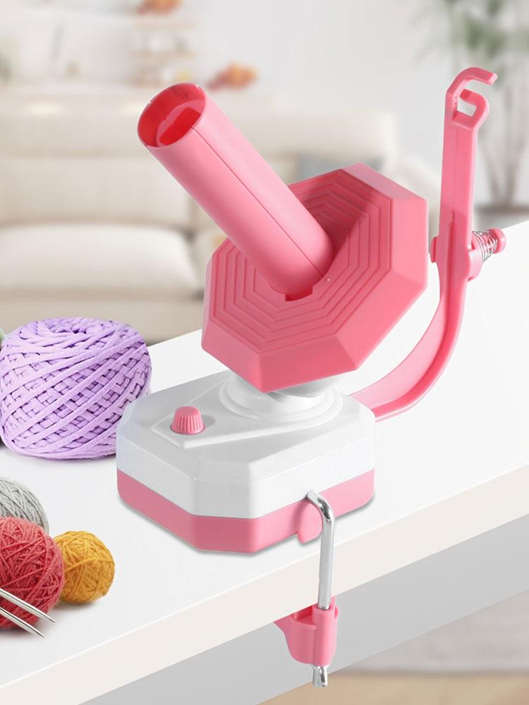 Yarn Winder Electric Yarn Ball Winder USB Plug In Automatic Yarn Spinner Cake Dispenser Electric Spooler for Crochet Lovers