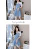 Summer Plus Size Denim Suspender Dress: Age-Reducing, Waist-Cinching, and Slimming Two-Piece Design