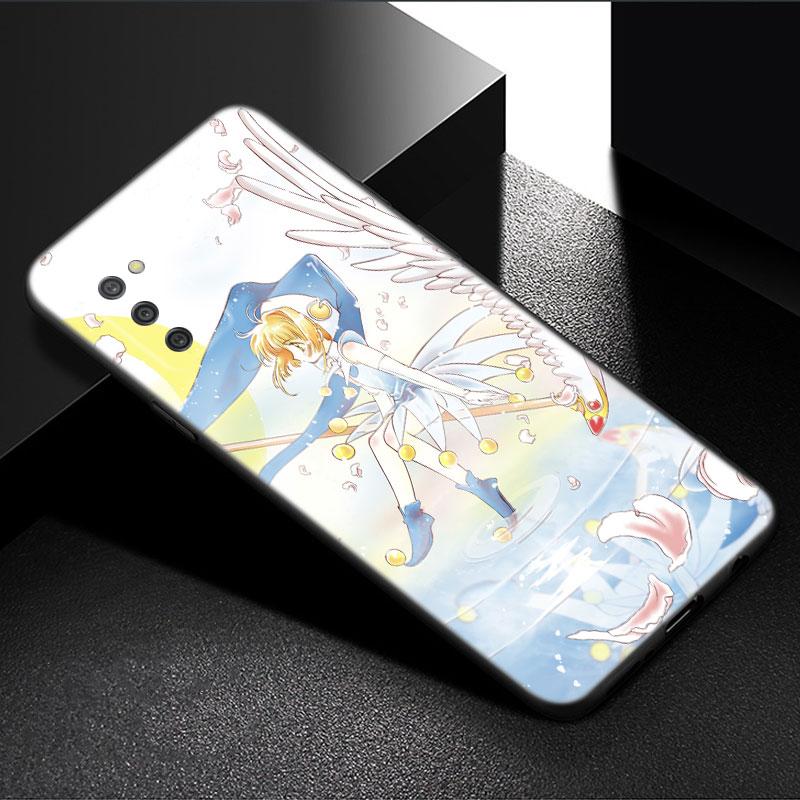 Card Captor Sakura Anime Handyhülle Für Samsung Galaxy A01 A03 Core A04 E A02 A05 A10 A20 A21 A30 A50 S A6 A8 + A7 Schwarze Hülle