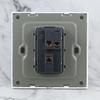 86-Type Single Pole Wall Mount One-Gang Two-Way Switch Panel