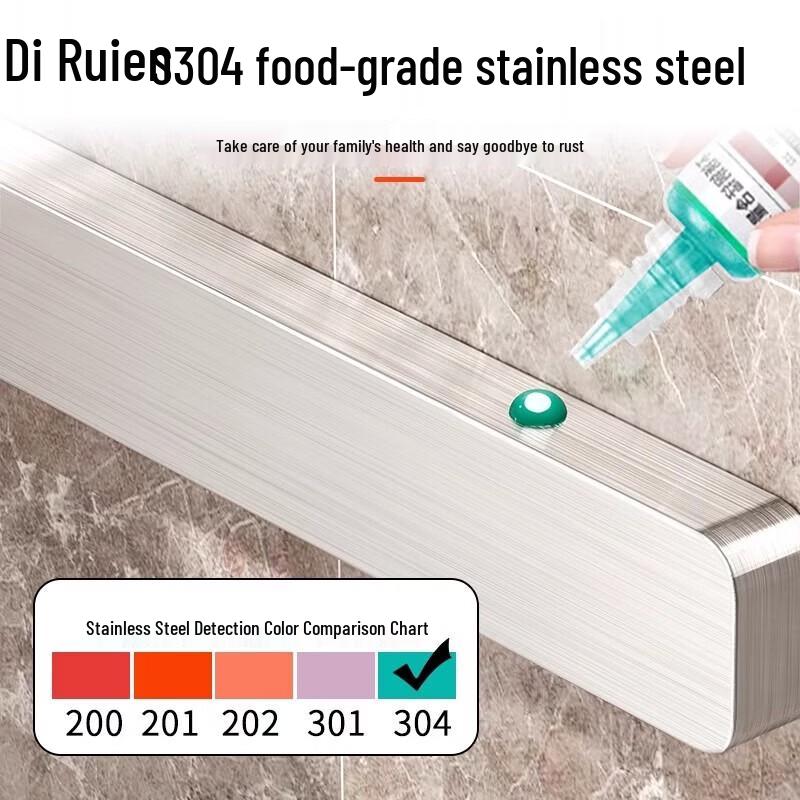 Support magnétique pour couteaux en acier inoxydable 304 Diren