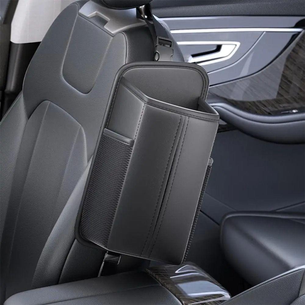 Folding Design Auto Interior Seat Organizer Center Console Tissue Bag  Car Storage