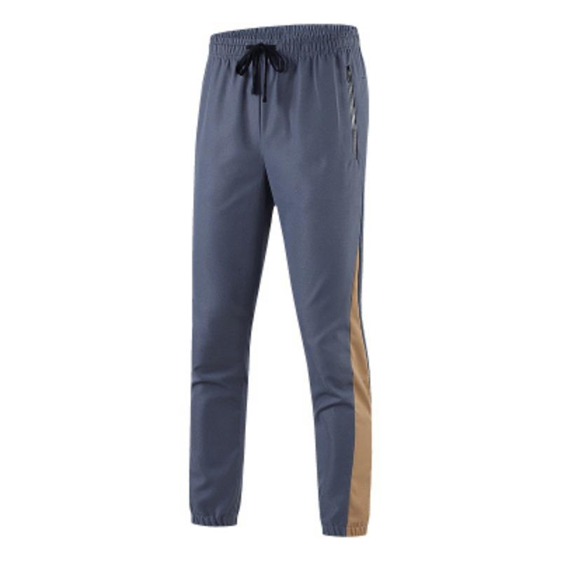 Casual Pants Men's Tying Pants Loose Sports Elastic High Waist Pocket Fashion Trousers