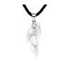 Tooth Wolf Shape Pendant Necklace Transparent Solid Color Decoration Jewelry