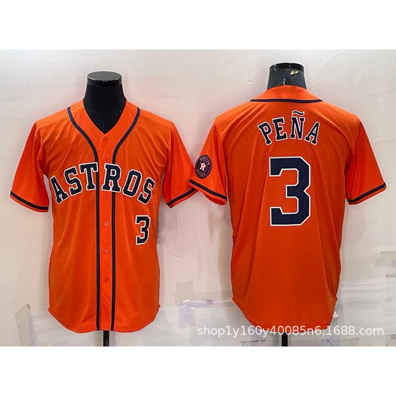 Houston Astros Baseball Jersey Bregman 2 Altuve 27 Embroidered Sports Shirt Men