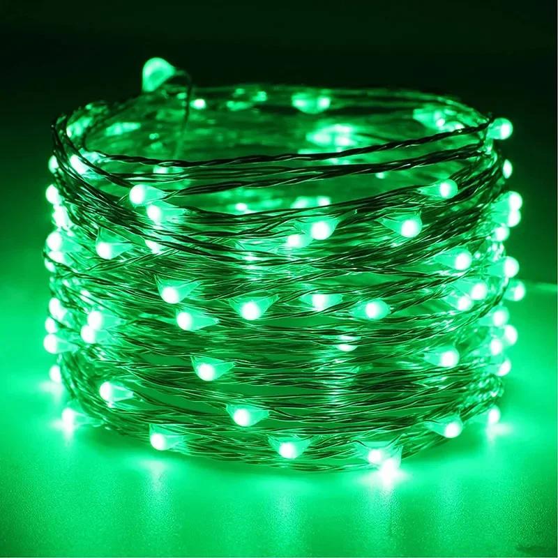 USB/Battery LED String Lights Waterproof Copper Wire Garland Fairy Lighting Strings Christmas Light Wedding Party Decor Lamps