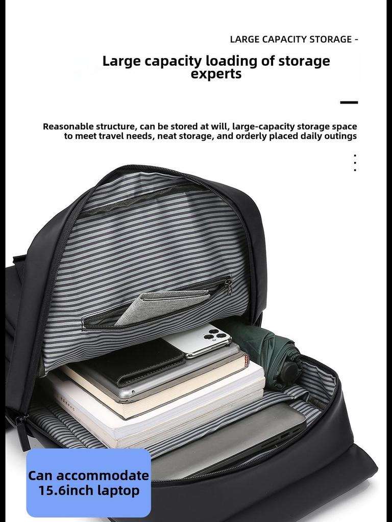Men's Lightweight Fashion Backpack: High-End, Waterproof, Casual Women's Style, Travel & Computer Ready