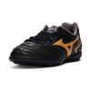 Mizuno Scarpe da Calcio per Bambini con Erba Artificiale Resistenti Basse Nere e Oro Scarpe da Calcio per Bambini P1GE232550