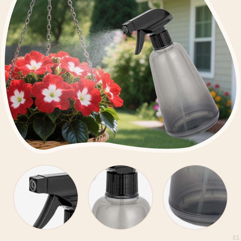 Spray Bottle Adjustable Fine to Stream Mist Leakproof 500ml Empty Sprayer for Gardening Pet