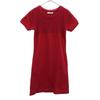 Lacoste Short Sleeve One Piece 34 Red Women Used