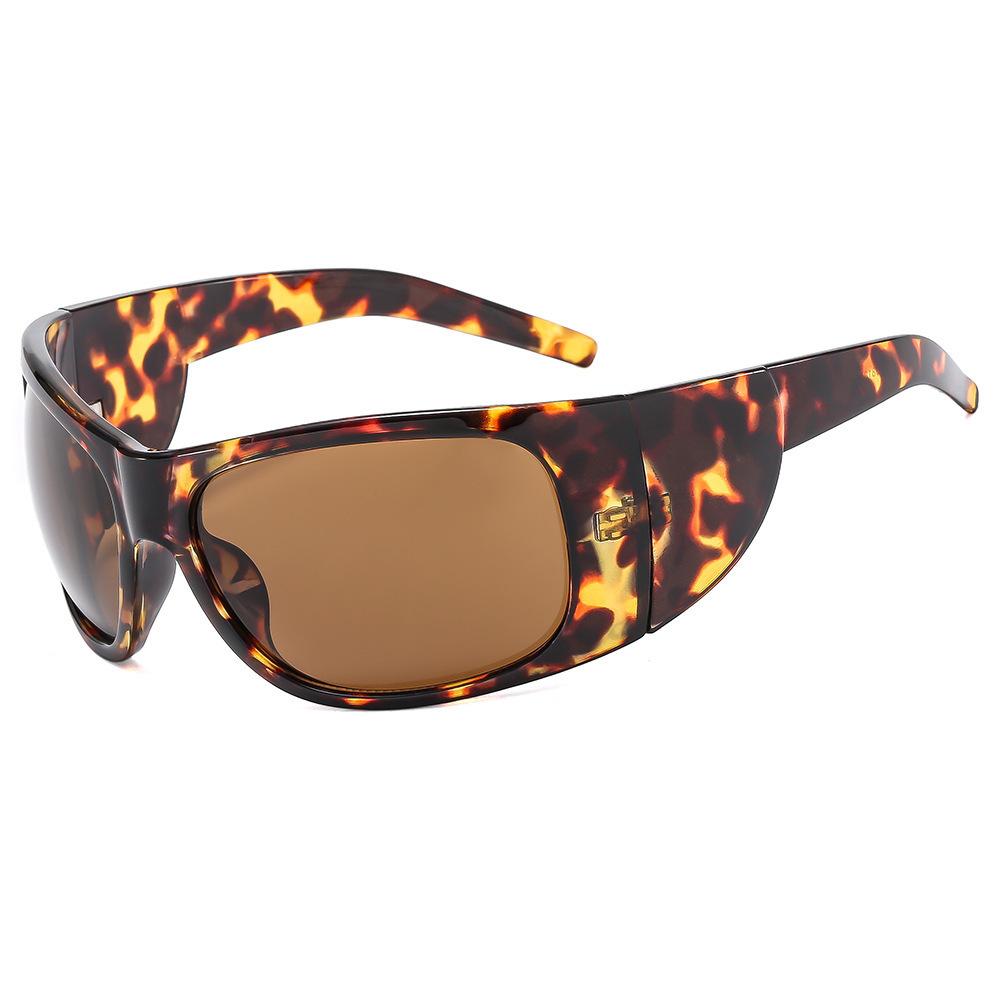 Sonnenbrille, großer Rahmen, breites Bein, Fahrradbrille für Damen und Herren, Outdoor-Sport-Sonnenbrille