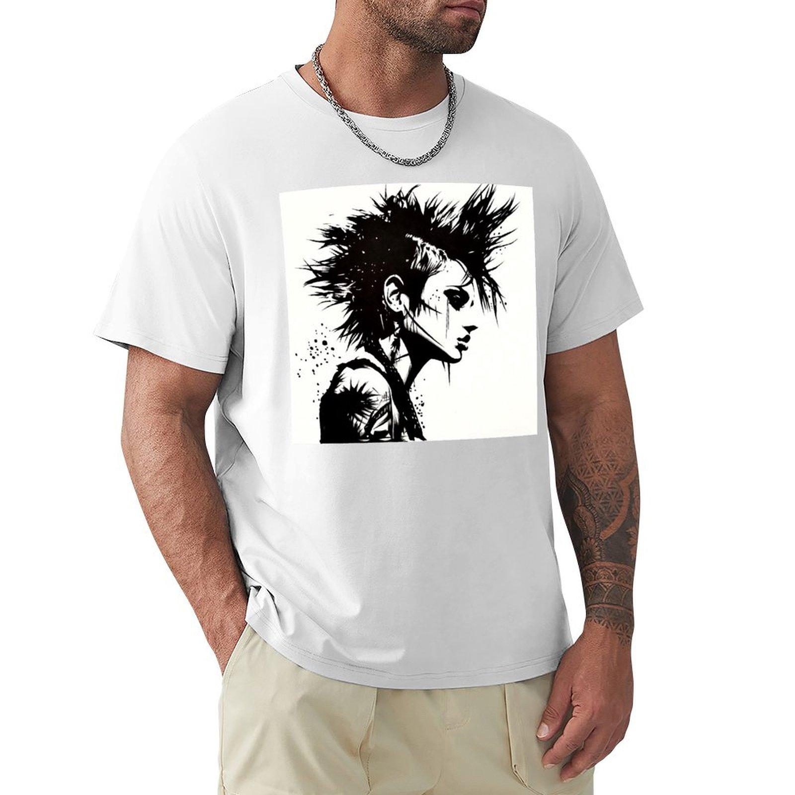 Punk1 Tshirt Fitness Training Breathable Tee S