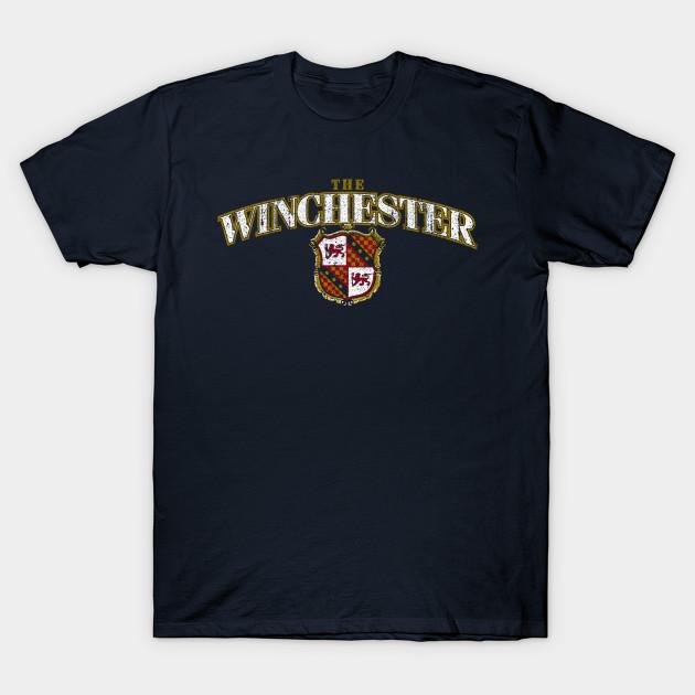 

Men Black Print T-shirt The Winchester Tavern - Shaun Of The Dead No-Cut Transfer Paper Print Cotton Tshirt L Темно-синій