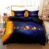 3D Digital, Planet, Space, Earth, Bedding Four-Piece Three-Piece Set Of Sheets