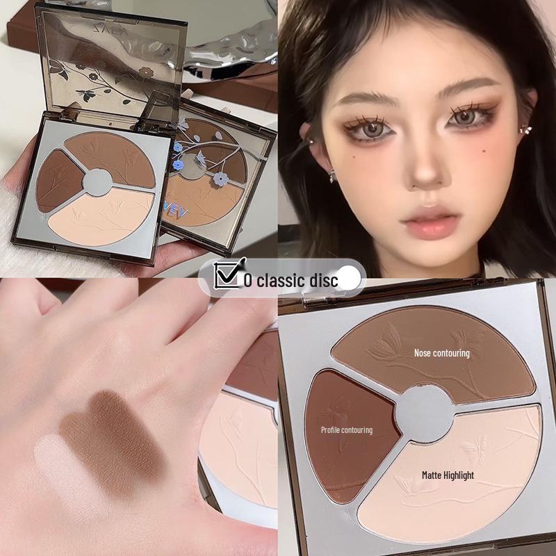 

Элегантная четырехцветная матовая палетка для контуринга и хайлайтера от Чэн Шиана