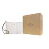 Coach Classic Logo Stripe Pattern Faux Leather Clutch Women clutch White CW854-IMXU5