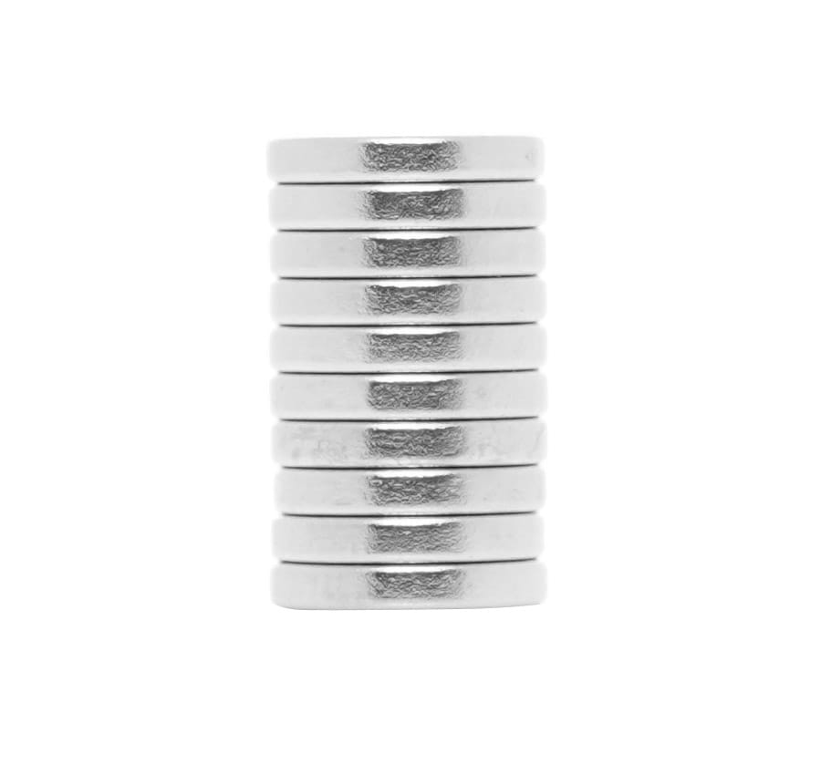 Magnes Neodymowy Walcowy 9Mm 10 Sztuk | Kraft&Dele