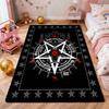 Dark Occult Pentagram Ritual Theme Indoor Rug Allseason Carpet For Bedroom Study Home Decor Halloween Gift