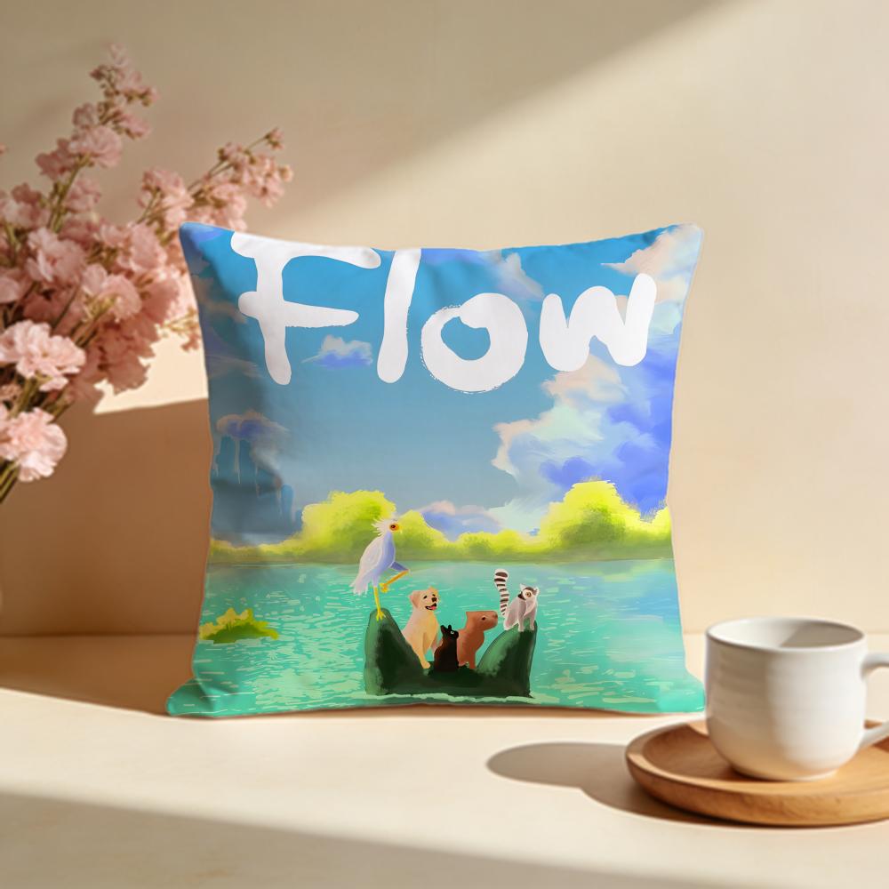 Stylish FFlowiou Cushion Cover Stylish Washable Pillow Cover Ideal for Couch Bedroom Car Decoration