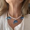 Sophisticated Freshwater Pearls Collar Necklace Adjustable Length Clavicle Chain Beaded Neckchain Ornament for Parties