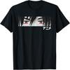 Anime in japanischen Schriftzeichen Kawaii Augen Gesicht T-Shirt