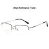 2024 Classic Unisex Half-Rim Titanium Glasses Frame