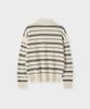 Aleukaig Stripe Collar Knit_Cream