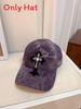 Cross Embroidered Baseball Cap With Adjustable Fit For Men And Women Fashion Spring Summer