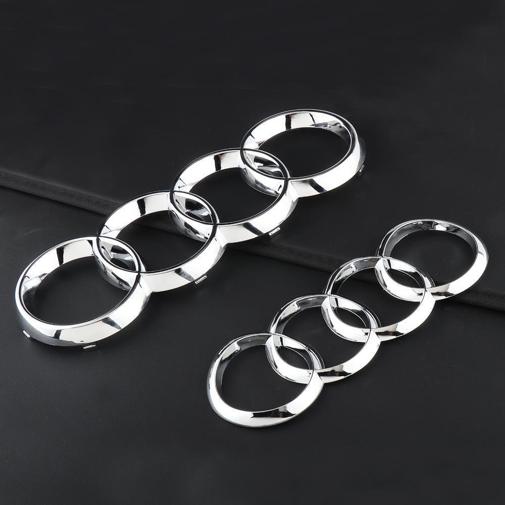 2026 1PCS ABS Original Car Hood Front Rear Trunk Emblem Sticker Auto Replace Accessories For 4YTFG S4 S5 S6 S7 A4 A6L Q3 Q5 Sportback