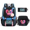 Witch Hunters Kpopdemonhunters Student School Bag Shoulder Bag Casual Pencil Bag Three-Piece Set