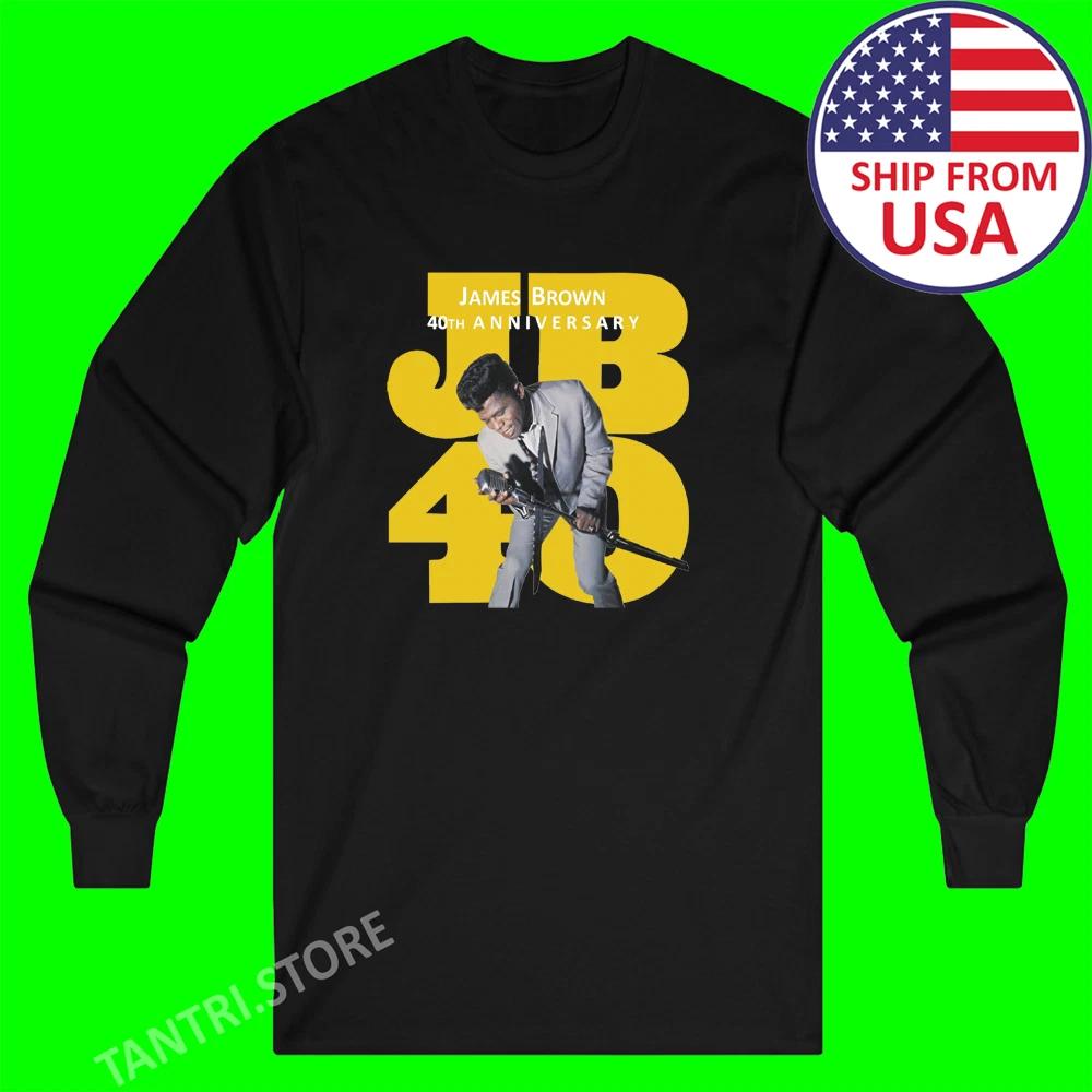 James Brown Anniversarry Men s Black Size S to 2XL 3XL