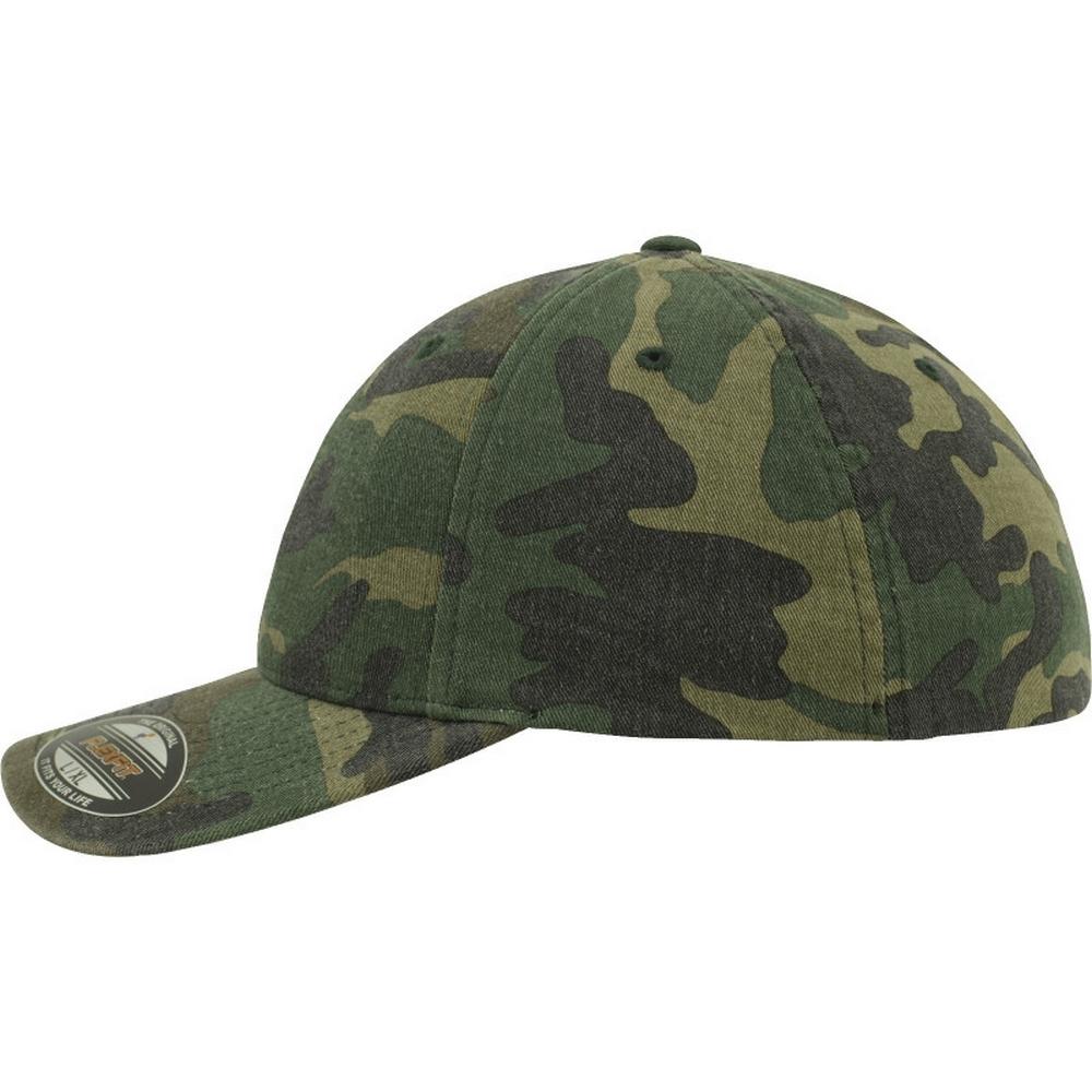Flexfit Camo Garment Washed Baseball Cap