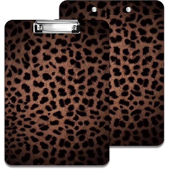 Quote Chaos Coordinator - Plastic A4 Clipboard and Flannel Pen Bag Combination, Low Profile Metal Clip, Decorative, Office, Learning, Cute Clipboard