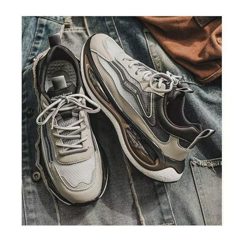 Mens Youth Casual Lightweight Air Cushion Non Slip Shock Absorption Running Shoes
