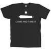 Come and Take It Bella + Canvas Patriotic Texas Revolution Flag Black Unisex T-Shirt